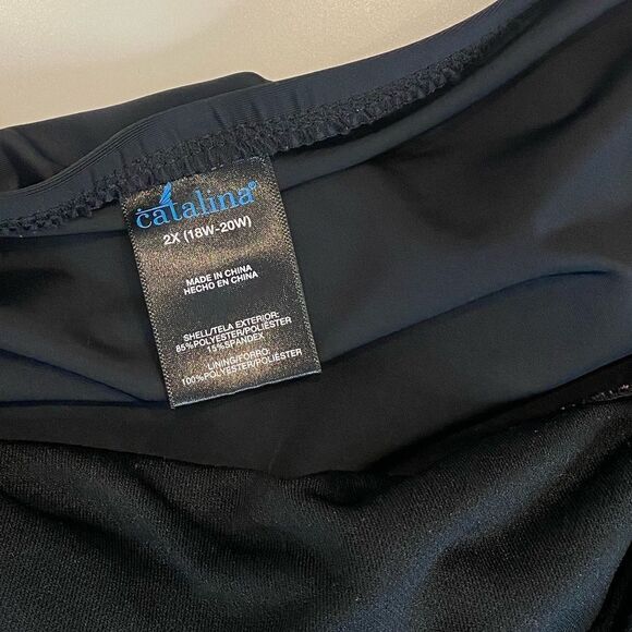 Catalina Black Swim Suit Skirt Bottom - Picture 6 of 6